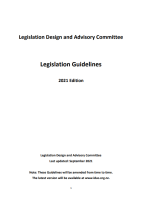 Preview image for Legislation guidelines: 2021 edition