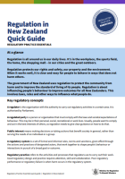 Preview image for Quick Guide: Regulation in New Zealand